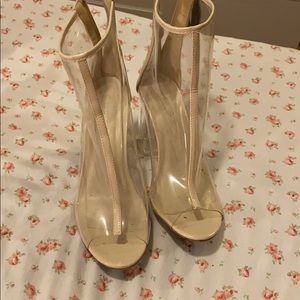 Clear booties